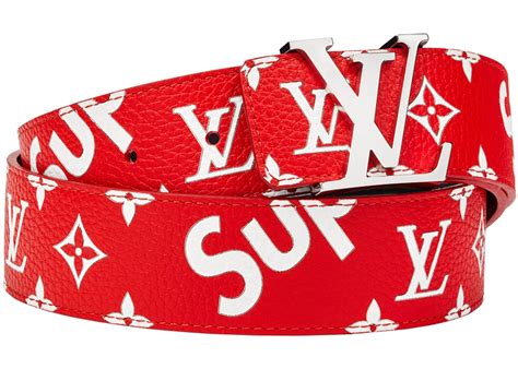 did louis vuitton make a supreme belt|Louis Vuitton supreme calfskin.